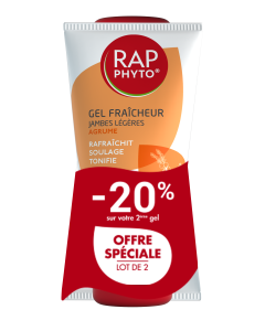 RAP PHYTO GEL FRAICHEUR JAMBES LEGERES AGRUMES DUO 2X150 ML