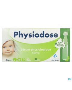 PHYSIODOSE SERUM PHYS VEGET 5ML 40