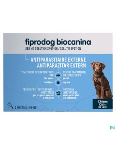 FIPRODOG 268MG SPOTON G/CHIEN PIP3