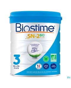 BIOSTIME LAIT BIO 3EME AGE 800G