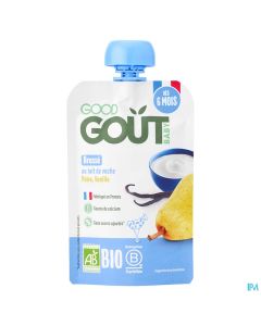 GOODGOUT BRASSE POIRE VANILLE 90G