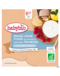 BABYBIO GOURD CHEVR POM/FRAMB4X85G