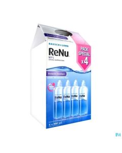 RENU MPS PACK ECO 360ML X4
