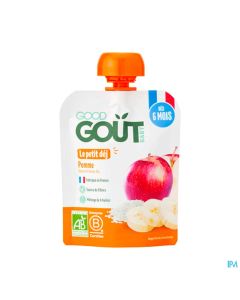 GOODGOUT PETIT DEJ POMME 70G