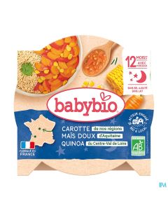 BABYBIO B/N CAROT/MAIS/QUINOA 230G