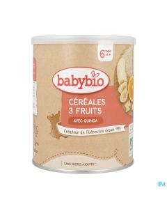 BABYBIO FAR CEREALE 3FRUIT 220G