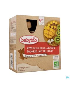 BABYBIO GOURD KIWI/MANG COCO 4X90G