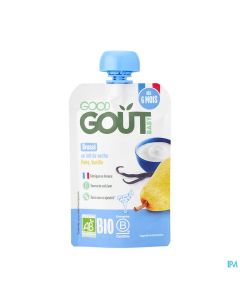 GOODGOUT BRASSE POIRE VANILLE 90G