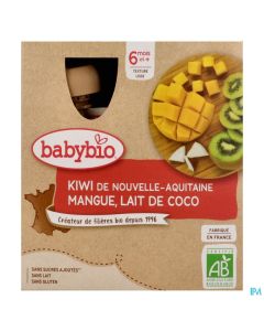 BABYBIO GOURD KIWI/MANG COCO 4X90G