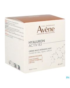 AVENE HYALURON ACTIV B3 NUIT 40ML