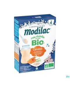 MODILAC CEREALE BIO CAROT/RIZ 250G
