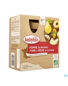 BABYBIO GOURD POM/POIR/PEC4X90