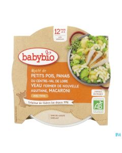 BABYBIO ASS P POIS/VEAU/MACAR 230G