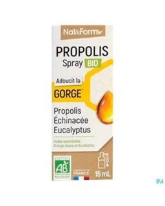 NAT&amp;FORM BIO PROPOLIS SPR BUC 20ML