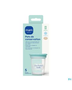 MAM POT CONSERVATION 120ML X5