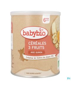 BABYBIO FAR CEREALE 3FRUIT 220G