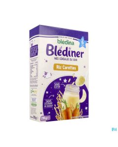 BLEDINER CEREALE RIZ CAROTTE 210G