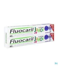 FLUOCARIL JUNIOR GEL BUBBLE 2X75ML