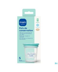 MAM POT CONSERVATION 120ML X5