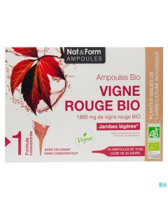 NAT&amp;FORM AMP VIGNE RGE BIO 10ML 20