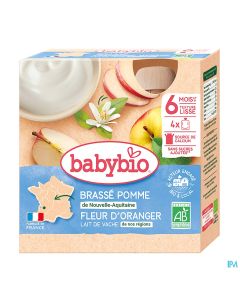 BABYBIO GOURD BRASS POM/FL OR4X85G