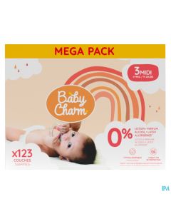 BABY CHARM COUCHE MIDI 4-9KG X123