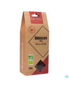 NAT&amp;FORM TIS HIBISCUS FL BIO 50G