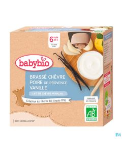 BABYBIO GOURD CHEVR POIR/VAN4X85G