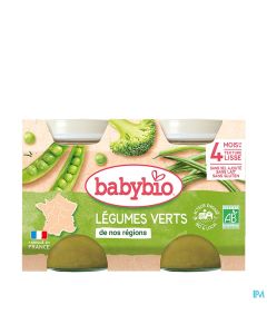 BABYBIO LEGUME VERT 2X130G