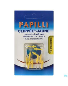 PAPILLI-CLIPPEE BR JAUN1,9MM 10