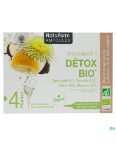 NAT&amp;FORM AMP DETOX BIO 10ML 20