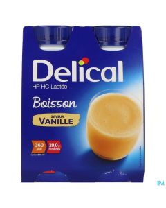 DELICAL BOIS HPHC LACT VANIL 200X4