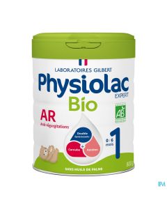 PHYSIOLAC LAIT BIO AR1 PDR 800G