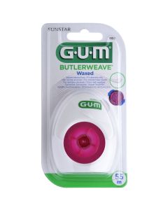 FIL DENTAIRE GUM BUTLERWEAVE CIRE 55M 1155 