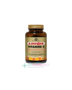 SOLGAR VITAMINE C  500MG ORANGE CPR A CROQUER 90