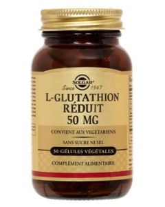 SOLGAR L GLUTATHION 50MG GELULE VEGETALE 30
