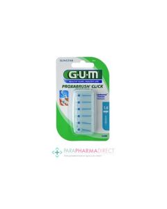 GUM PROXABRUSH CLICK BROSSE INTERD 1MM6 RECH X6