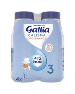 LABORATOIRE GALLIA CALISMA Croissance 4x500ml Dès 12 mois