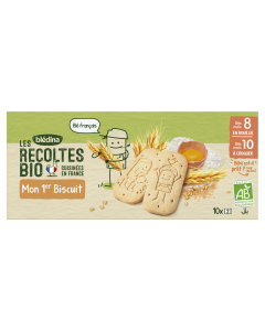 BLEDINA Les recoltes Bio Mon 1er Biscuit 150g (10X15g) dès 8 ou 10 mois