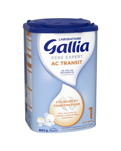 Laboratoire Gallia AC TRANSIT 1er âge 800g Dès la naissance jusqu'à 6 mois