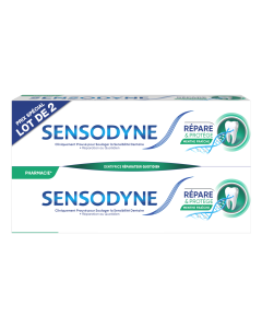 SENSODYNE Répare et Protège menthe fraîche 2x75ml