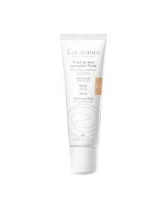 Eau Thermale Avène - Couvrance - Fond de teint correcteur unifiant fluide Beige N°2.5 - peaux claires 30 ml