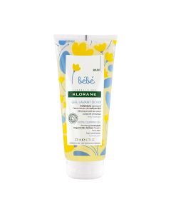 Klorane - Bébé - Gel lavant doux au Calendula apaisant Corps et cheveux - Peau normale 200 ml