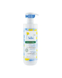 Klorane - Bébé - Crème lavante Cold Cream au Calendula - Bébé - Corps et cheveux - Peau sèche et très sèche 500 ml