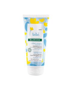 Klorane - Bébé - Crème lavante Cold Cream au Calendula - Bébé - Corps et cheveux - Peau sèche et très sèche 200 ml