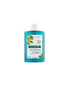 Klorane - Menthe Aquatique - Shampoing détox à la Menthe aquatique BIO - Cheveux normaux 200 ml