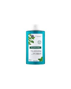 Klorane - Menthe Aquatique - Shampoing détox à la Menthe aquatique BIO - Cheveux normaux 400 ml