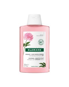 Klorane Shampoing apaisant - Cuir chevelu sensible - à la Pivoine BIO 200 ml