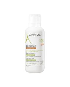 A-Derma - Exomega Control - Baume émollient anti-démangeaisons - Peaux sèches à tendance à l'eczéma atopique 400 ml