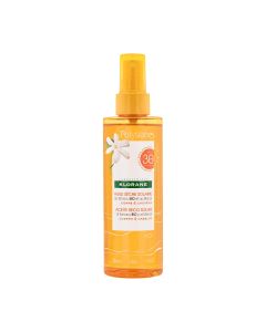 Klorane - Solaire - Huile sèche solaire SPF 30 au Monoï et Tamanu BIO - Corps et Cheveux 200 ml